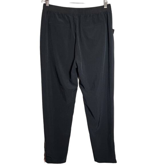 Soft Surroundings Stretch Ankle Zip Pants SIZE L Black Pull On Joggers - Picture 2 of 15